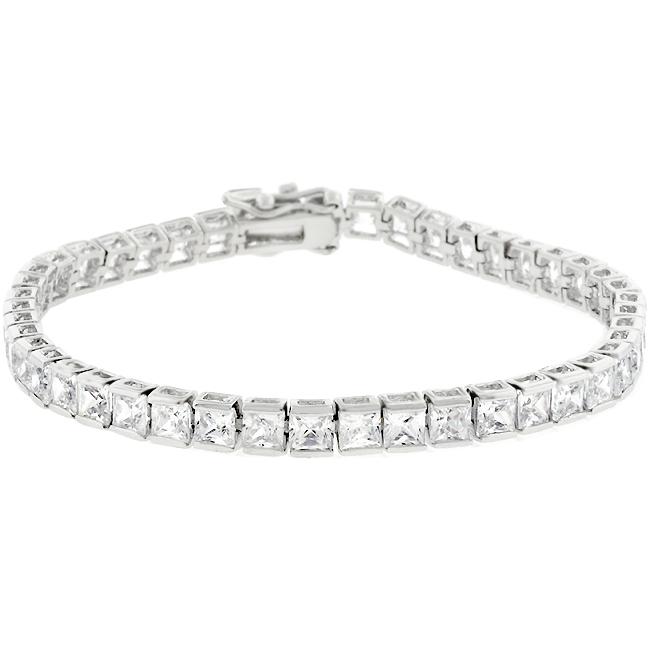 Clear Cubic Zirconia Tennis Bracelet Clear Cubic Zirconia Tennis Bracelet