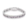 Balboa Purple Cubic Zirconia Bracelet