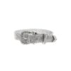 Silvertone Finish Buckle Bracelet