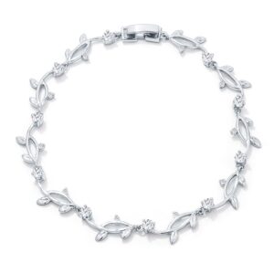 Nathan's Vine Cubic Zirconia Bracelet