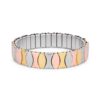 Tritone 13mm Stainless Steel Stretch Bracelet