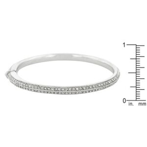 Crystal Embellished Bangle Bracelet