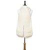 Off White Mona Knit Bow Pocket Scarf