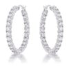 Eternity Hoop Earrings