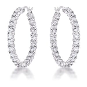 Eternity Hoop Earrings