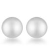 Julie Rhodium Sphere Stud Earrings