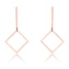 Trendy Geometric Stainless Steel Drop Earrings