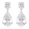 Elegant Cubic Zirconia Drop Earrings