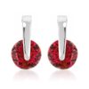 Red CZ Elegance Earrings