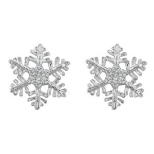 Snowflake Stud Earrings