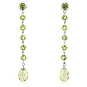 Gold Quartz Briolette Earrings