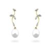 Pearl & Diamond Earrings
