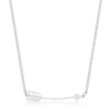 Arianna Rhodium Stainless Steel Arrow Necklace