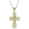 Veiled Cross Pendant