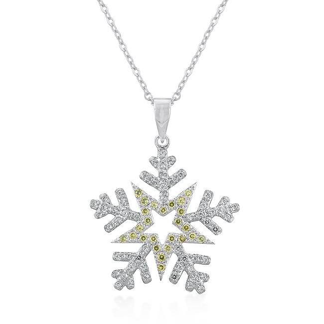 Pave Snowflake Pendant Pave Snowflake Pendant