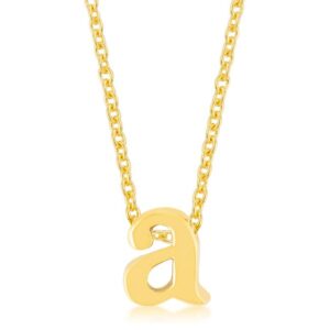 Golden Initial A Pendant