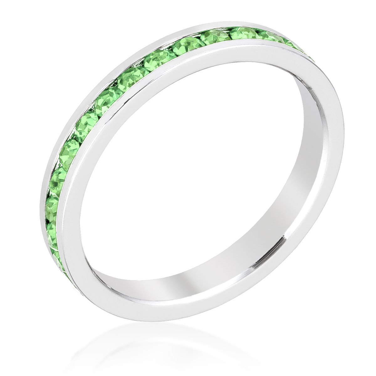 Stylish Stackables Peridot Crystal Ring Stylish Stackables Peridot Crystal Ring