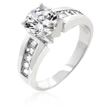 Antoinette Engagement Silver Ring Antoinette Engagement Silver Ring