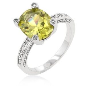 Peridot Anniversary Ring