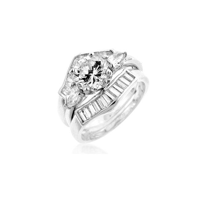 Two-Piece Engagement Ring Set Two-Piece Engagement Ring Set