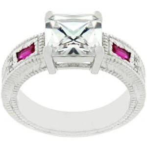 Prima Donna Ruby Red Cubic Zirconia Ring