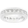 New England Eternity Ring in Rhodium Plated