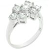 Round Cubic Zirconia Cluster Ring