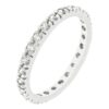 Clear Cubic Zirconia Eternity Ring