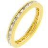 Golden White Eternity Ring