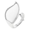 Snow Cap Cocktail Ring