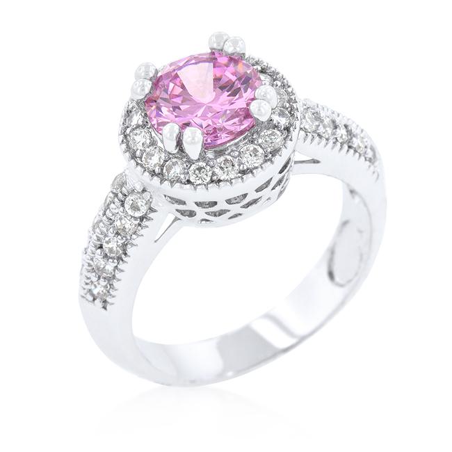 Pink Halo Engagement Ring Pink Halo Engagement Ring