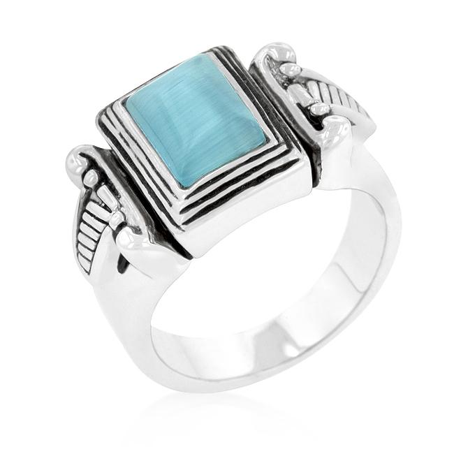 Blue Cats Eye Vintage Ring Blue Cats Eye Vintage Ring