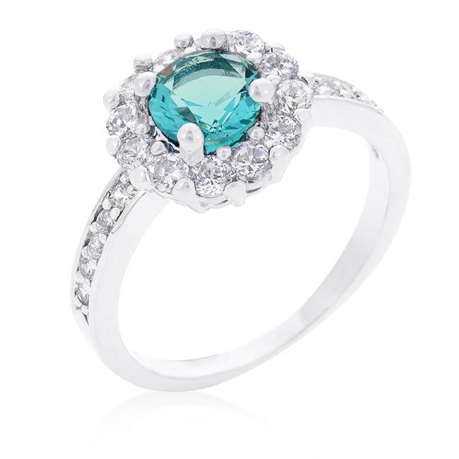 Bella Birthstone Engagement Ring in Blue Bella Birthstone Engagement Ring in Blue