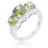 Olive Classic Trio Ring