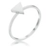Stainless Steel Triangle Stackable Ring