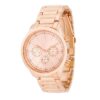 Chrono Rose Gold Metal Watch